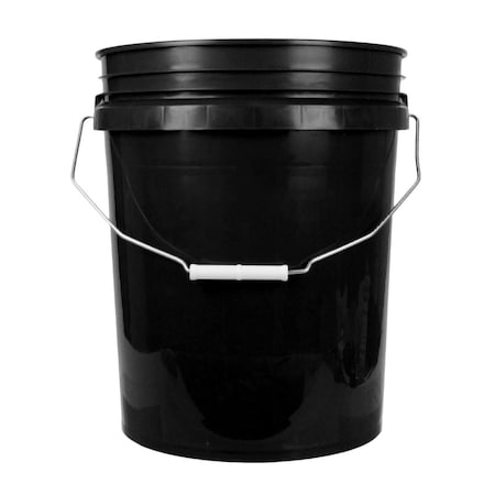 World Enterprises Bucket, 14.5 in H, Black 5BLK